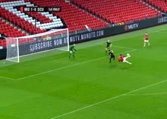 La perla que el United birló al Atleti hizo esto y puso Old Trafford a sus pies