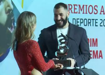 Benzema y toda la sala, muertos de risa: la frase de Susana Guasch al francés que reventó la gala