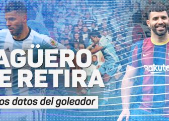 Se retira un grande: los récords y los números de Agüero en todos sus equipos
