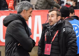 Imanol acudió al vestuario del Zamora para dar ánimos tras eliminarles con la Real