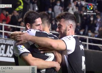 Castro apuntala el triunfo del Cartagena ante el Mirandés