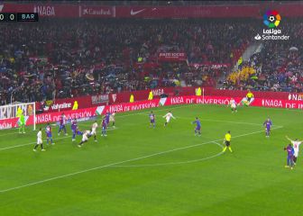 La notable jugada preparada del Sevilla ante Barça: ¡golazo!