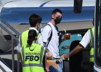 Messi alucina con un mural