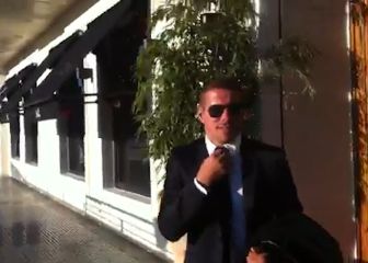 Una de las primeras imágenes de cuando Simeone empezó como técnico del Atlético de Madrid