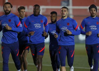 La vuelta al trabajo del Atlético: test, protocolo y tarea individual