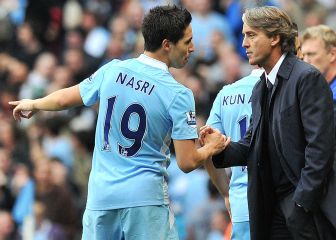 Las tensiones entre Nasri y Mancini en el City, al descubierto