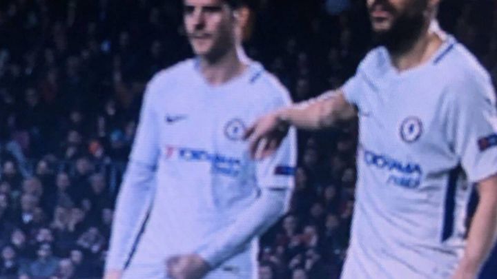 En 2018, Morata le dedicó este gesto despectivo al Camp Nou
