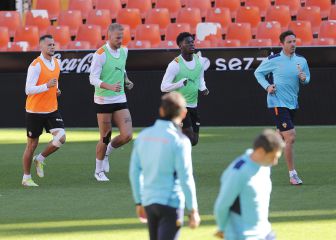 El Valencia recibirá al Espanyol sin Gabriel, Gayà, Diakhaby, Jason y Marcos André