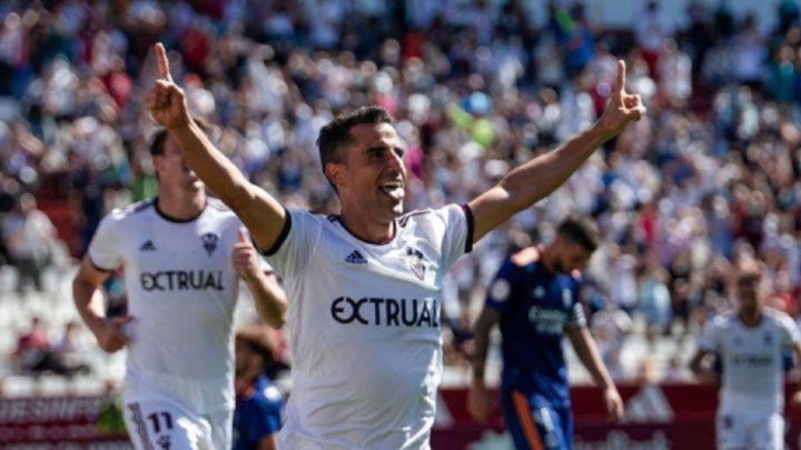 Rubén Martínez, goles que dan triunfos al Albacete