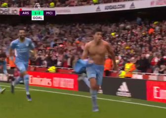 El gol de Rodri en el 93' para ganar con una celebración que va a traer mucha cola
