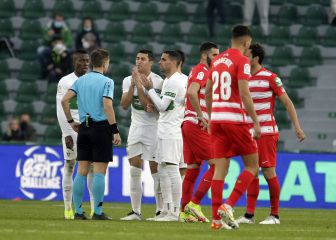 Maximiano y el VAR sostienen al Granada ante un Elche con fe