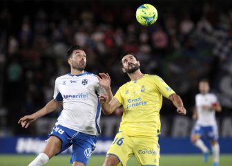 El tinerfeño decide el derbi para Las Palmas
