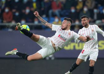 Un gol de Ocampos da la victoria al Sevilla en Cádiz