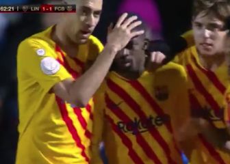 El gol de Dembélé para resucitar al Barça en Copa