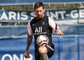 Messi vuelve a entrenar tras superar el coronavirus