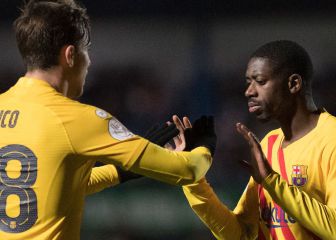 Xavi se aparta con Dembélé