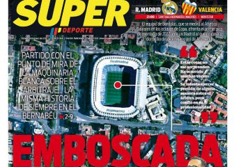 La prensa de Valencia acusa al Madrid de presionar al árbitro