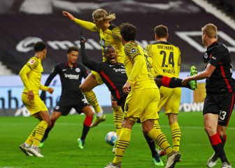 Goles del partidazo entre Eintracht y Dortmund