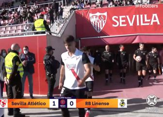 Un gol de Salas le basta al Sevilla B ante el Linense
