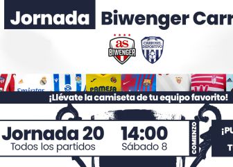 ¡La Jornada Biwenger Carrusel te trae el mejor regalo de Reyes: la camiseta de tu equipo favorito!