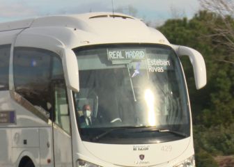 Última sesión del Madrid antes de emprender rumbo a Riad