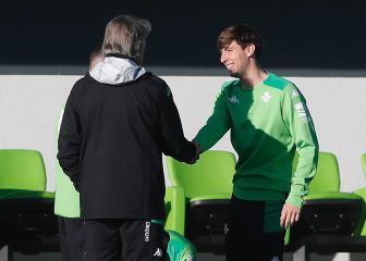 Juanmi y Miranda, listos para
el derbi copero del sábado