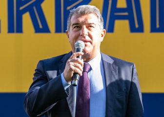 Laporta deja caer el interés del Barça por fichar a Morata