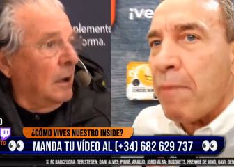 Enganchada tremenda entre Buyo y D'Alessandro en pleno directo