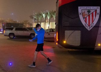 Una tormenta de arena en Riad cambia los planes del Athletic