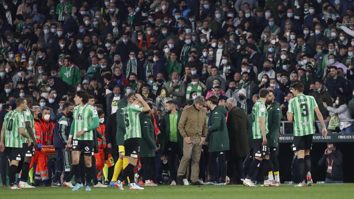La Policía Nacional detiene al autor del lanzamiento del palo
a Jordán en el Betis-Sevilla