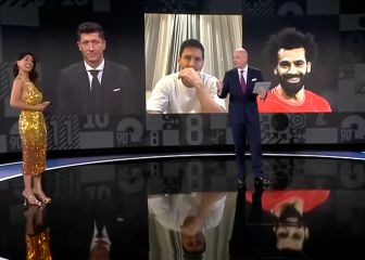 El elegante detalle de Messi cuando le dan el The Best a Lewandowski