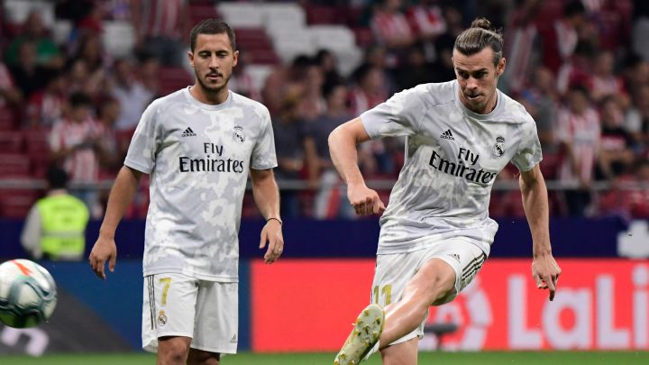 Bale y Hazard, con el Real Madrid.