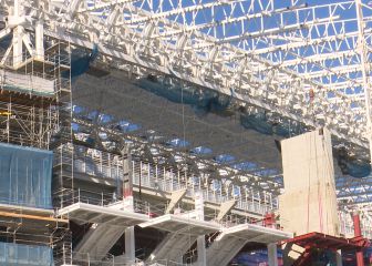 Avances en el nuevo Bernabéu: ya asoma el cuarto anfiteatro