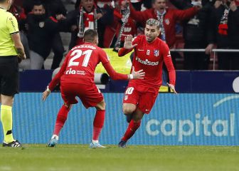 Carrasco y Correa se echan al Atlético a la espalda