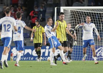 Rubén Díez se estrena como goleador en el Tenerife