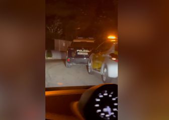 La Policía en la puerta de la casa de Benzema tras el robo