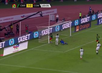 Los goles encajados por el jugador de Comoras que hizo de portero contra Camerún
