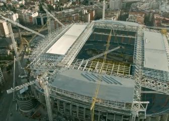 'El acero ya brilla': impresionante vídeo del Nuevo Bernabéu a vista de dron