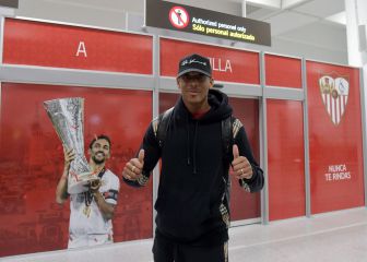 Anthony Martial ya está en Sevilla