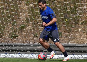 Sangalli vuelve a entrenarse con el primer equipo de la Real