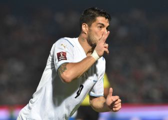 Suárez da aire a Uruguay