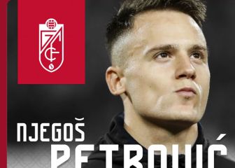 El centrocampista Petrovic firma con el Granada hasta 2026
