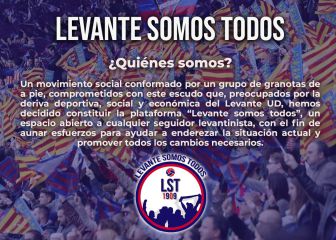 El levantinismo se une mediante la plataforma 'Levante Somos Todos'