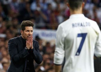 La cara de Simeone al oír lo que piensan de él Cristiano, Griezmann, Suárez y Pep