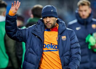 Oficial: Dani Alves, el descartado para la Europa League