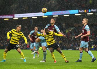 Empate que sabe a nada para Watford y Burnley en la Premier