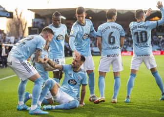 El Celta frena al Rayo con doblete de Brais Méndez