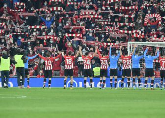 Tanta Copa nubla la Liga en la fiesta continua de San Mamés