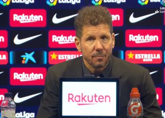 La pregunta que fue a ahondar de pleno en el pique Simeone-Xavi: los gestos, definitorios
