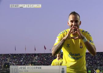 Viera y Jesé le dan el triunfo a Las Palmas en Cartagena